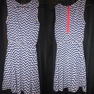Sage Chevron Dress